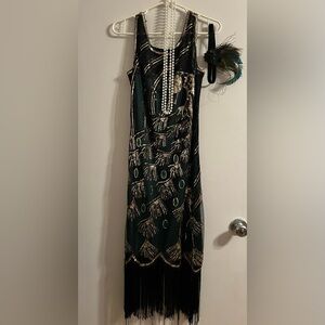 50’s style Great Gatsby themed dress